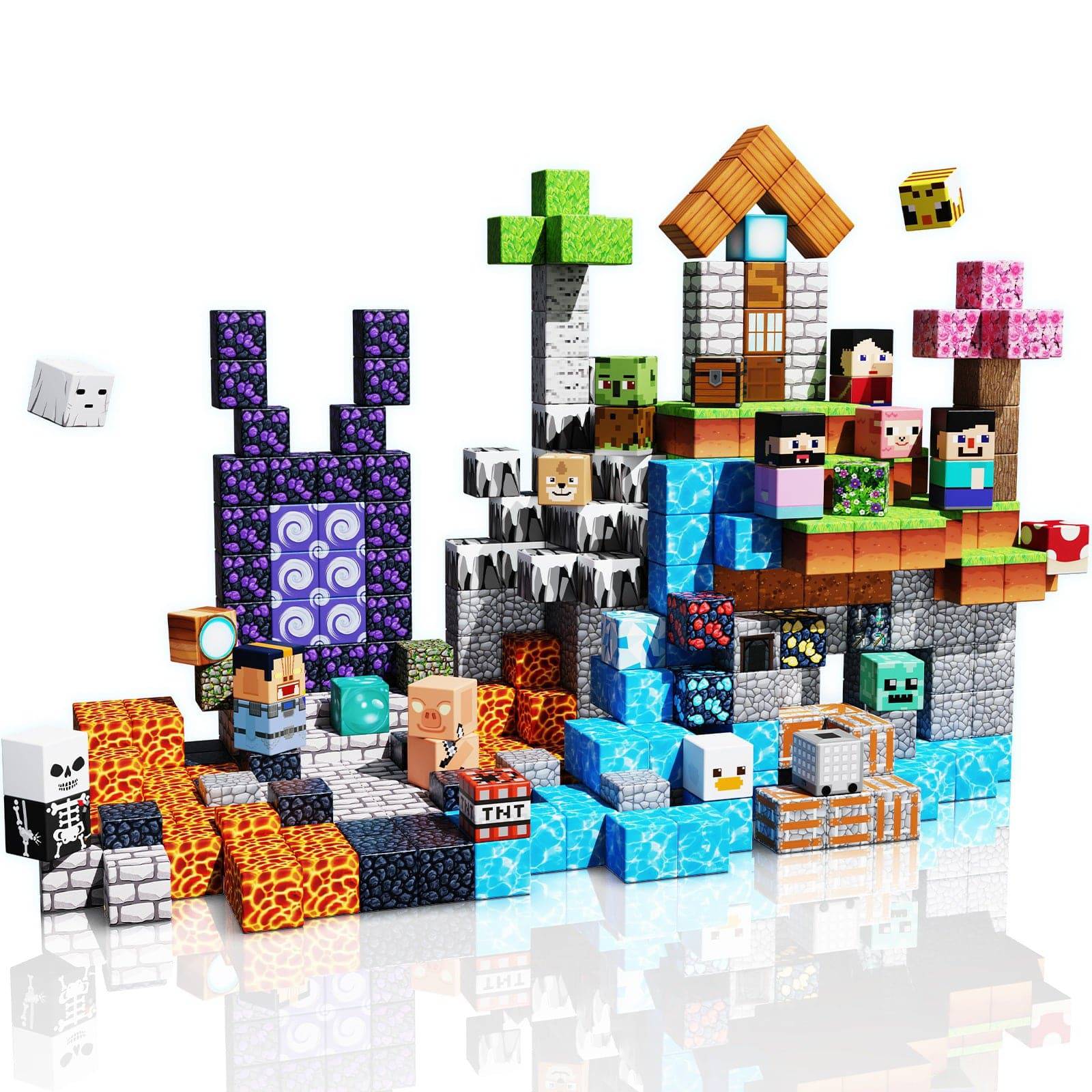 Magnetopia™【Magic Portal】Magnetic Building Blocks | 150-300 PCS