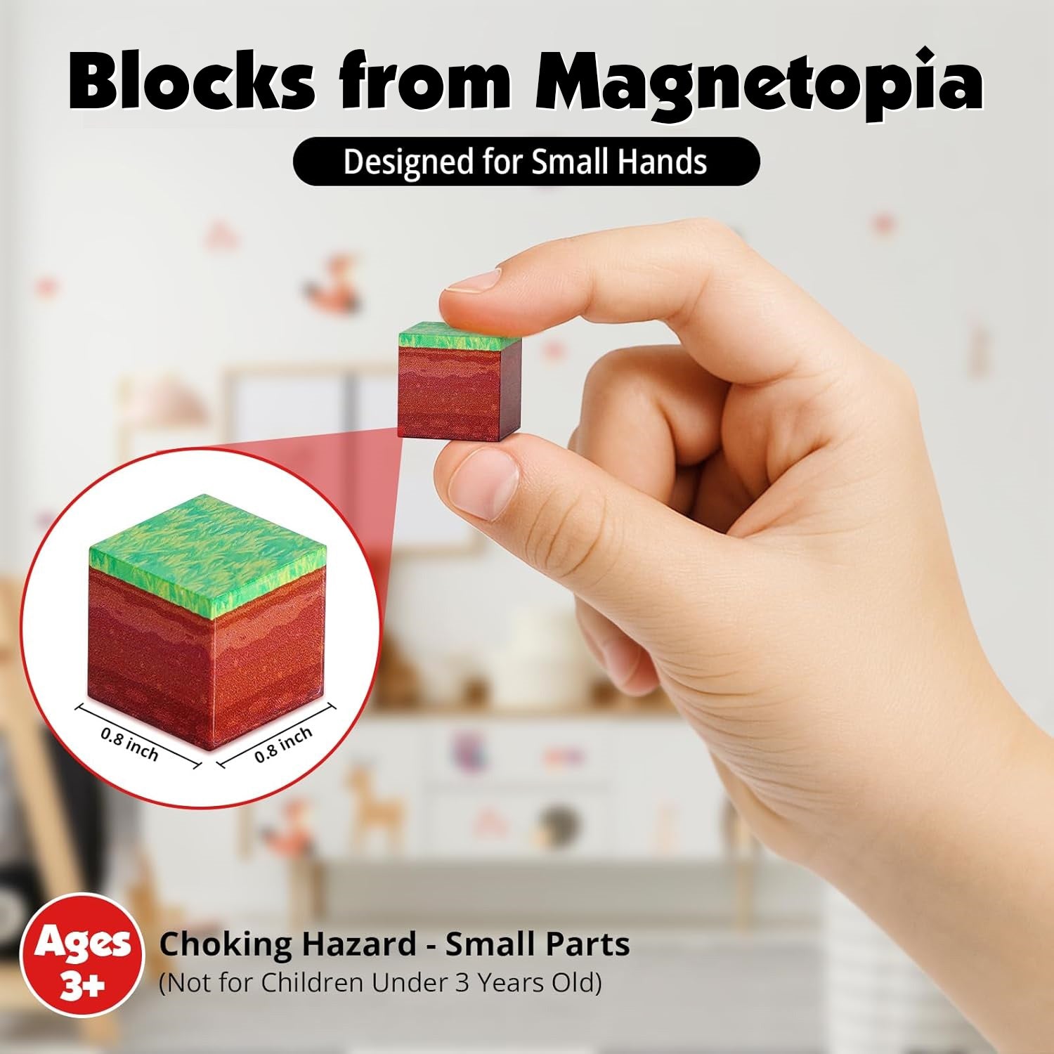 Magnetopia™【Pink x Forest x Dark】Magnetic Building Blocks | 200
