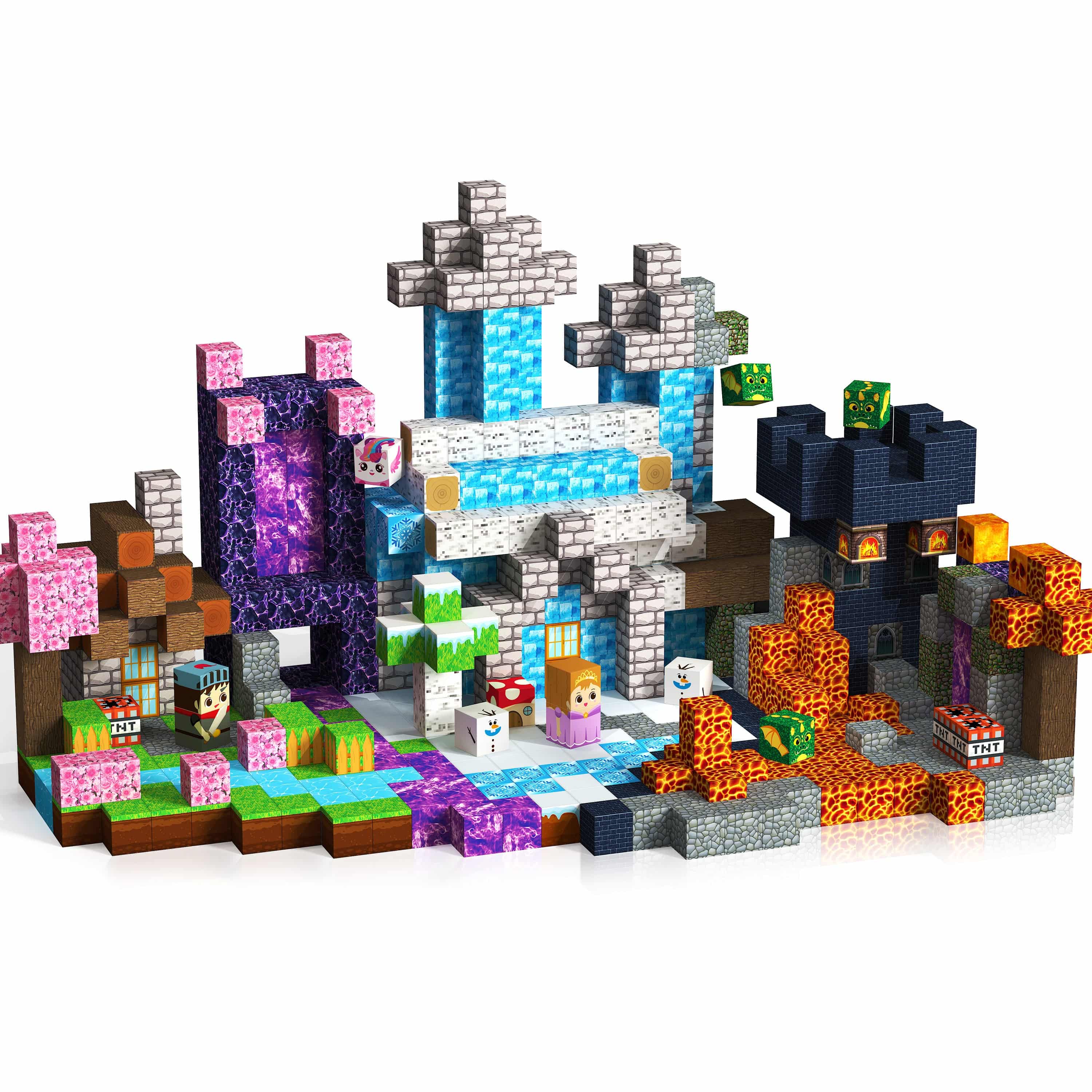 Magnetopia™【Forest x Glacier x Dark】Magnetic Building Blocks
